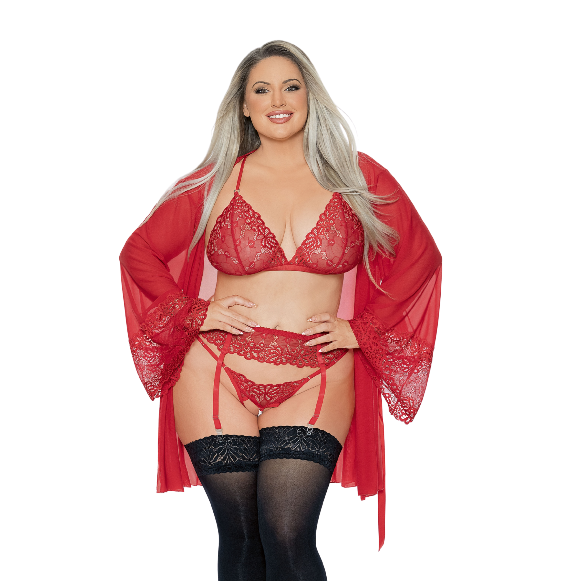 M&M Lace Robe