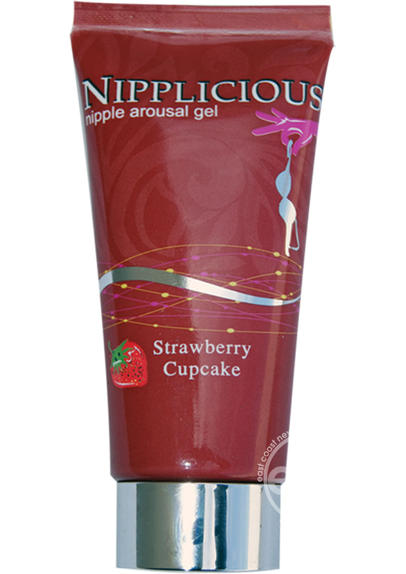 NIPPLICIOUS Nipple Arousal Gel Strawberry Cupcake 1oz