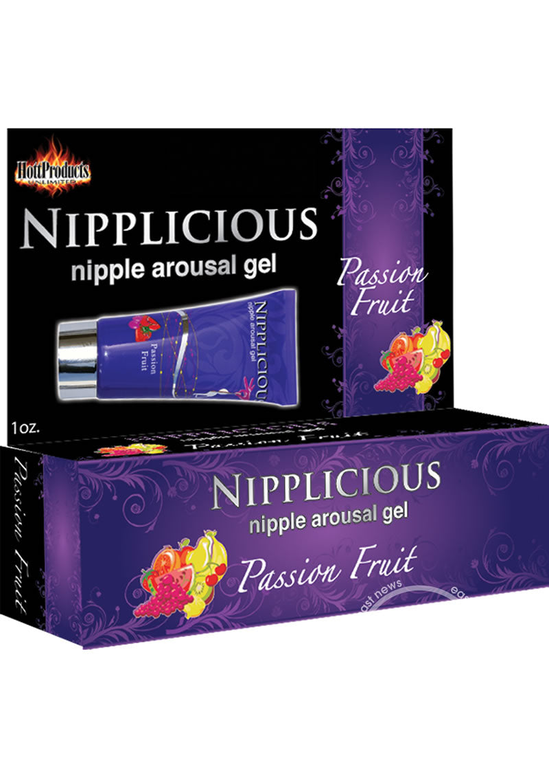 NIPPLICIOUS Nipple Arousal Gel Passion Fruit 1oz