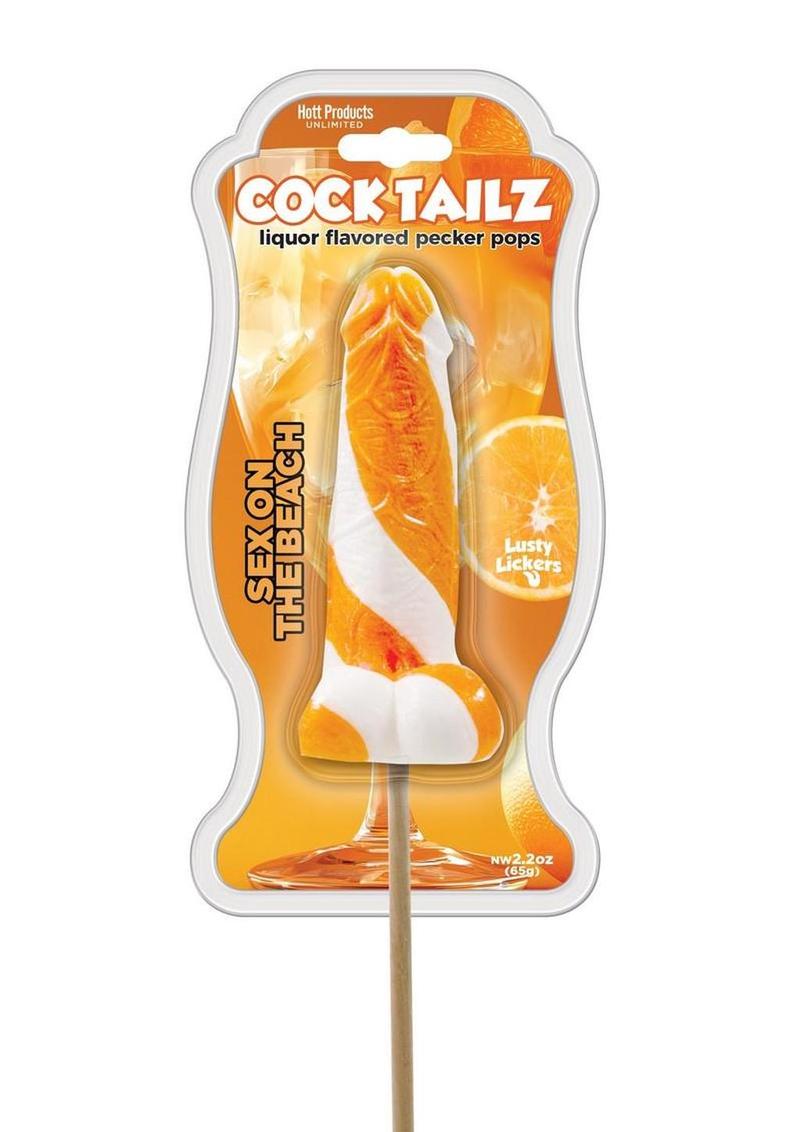 Cocktailz Liquored Flavored Pecker Pops - Sex on The Beach.