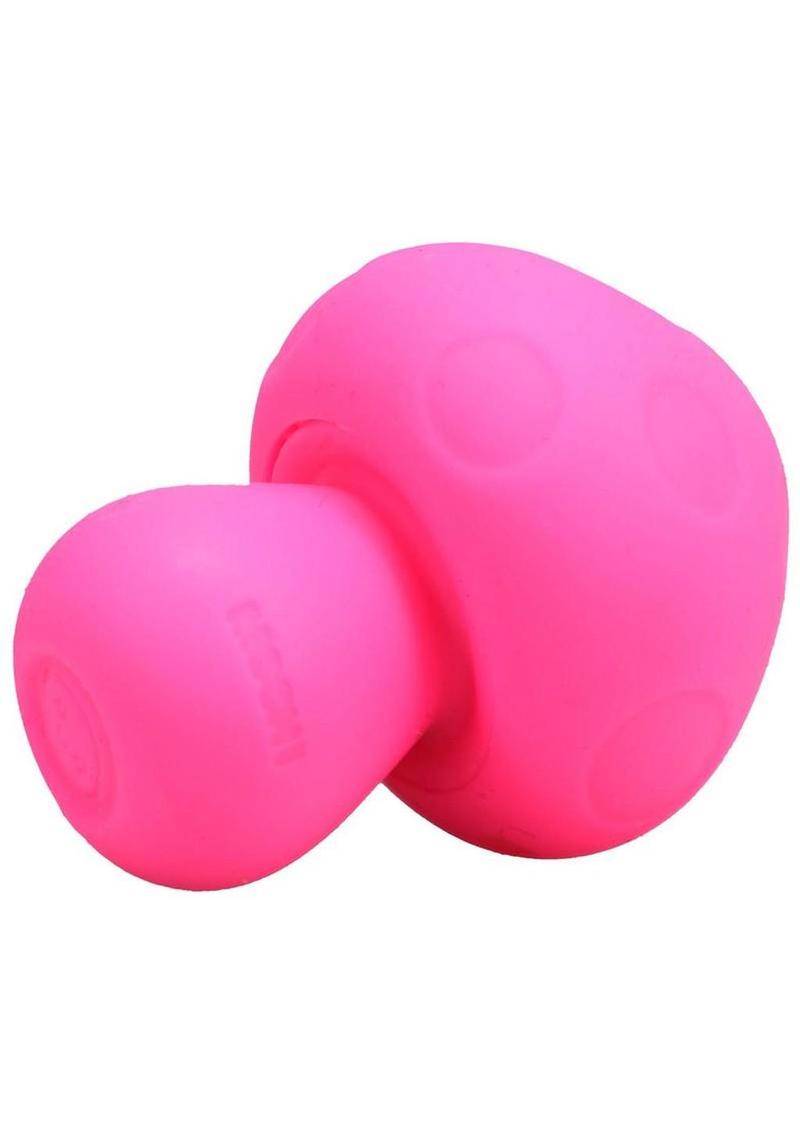 Mochi Mushroom Vibe 10 Function Silicone Rechargeable Vibrator - Pink